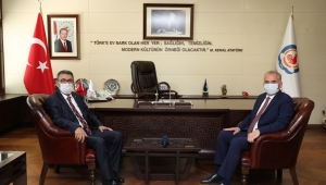 Rektör Vekili Kutluhan’dan Başkan Zolan'a ziyaret