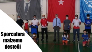 Sporculara malzeme desteği