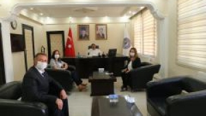 Vali/Belediye Başkan V. Sn. H. Engin Sarıibrahim’i Eski Çalışma Arkadaşları Ziyaret Etti