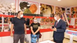 Vali/Belediye Başkan V. Sn. H. Engin Sarıibrahim, Tüm Türkiye'de Eş Zamanlı Gerçekleştirilen Covid-19 Tedbirleri Denetimi