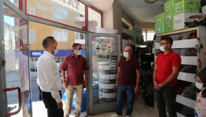 Başkan’dan Maske, Mesafe ve Hijyen Denetimi