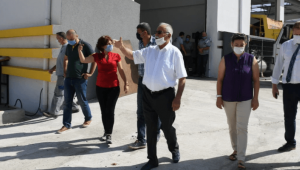 Başkan Gökhan Teknik Hizmetler Kampüsünde İncelemelerde Bulundu