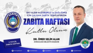 Başkanımız Dr.Ömer Selim ALAN, 1-7 Eylül Zabıta Haftası'nı Kutladı