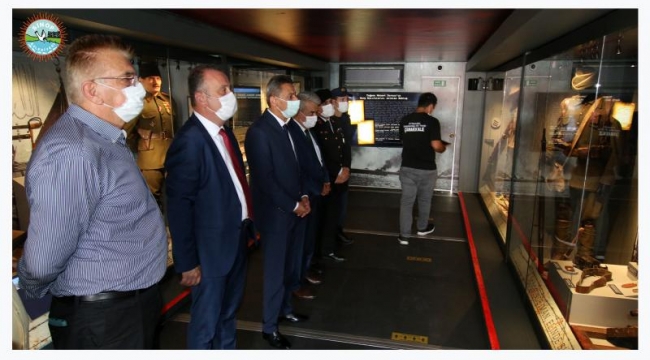 Belediye Başkanımız Barış AYHAN, ilimize gelen Çanakkale Savaşları Mobil Müzesi’ni ziyaret etti.