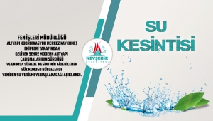 Bu Akşam Saat 22.00’dan İtibaren Bazı Mahallelerde Su Kesintisi Olacak