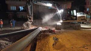 İçme Suyu Ana İsale Hattındaki Çalışmalar Tamamlandı