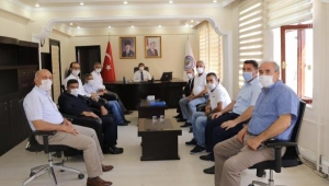 İşçi Sendikaları Vali/Belediye Başkan V. Sayın H. Engin Sarıibrahim’i Makamında Ziyaret Etti