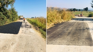 İzmit Yenice Köyü yolu bakımdan geçti