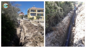 KANALİZASYON HATLARI YENİLENİYOR