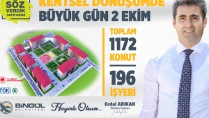 KENTSEL DÖNÜŞÜM İHALEYE ÇIKIYOR