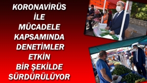 Koronavirüs ile Mücadele Kapsamında Denetimler Etkin Bir Şekilde Sürdürülüyor