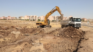 Rıha Caddesinde yol yapım çalışmaları başladı