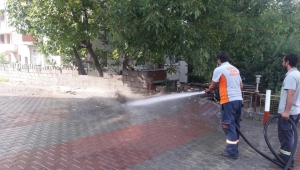 SAĞANAK YAĞMURUN İZLERİ TEMİZLENDİ