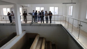 Vali/Belediye Başkan V. Sayın H. Engin Sarıibrahim Iğdır İçme Suyu Arıtma Tesisi’nde İncelemelerde Bulundu