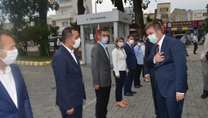 Vali/Belediye Başkan Vekili Sayın H. Engin Sarıibrahim, Belediyemizde Düzenlenen Karşılama Töreninin Ardından Göreve Başladı