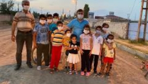 Yol Çalışmalarını İncelediğimiz Esnada Karşılaştığımız Evlatlarımız Çalışma Azmimize Güç Kattı