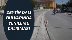ZEYTİN DALI BULVARINDA YENİLEME ÇALIŞMASI