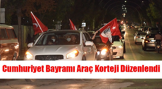 Cumhuriyet Bayramı Araç Korteji Düzenlendi