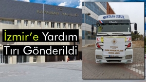 İzmir’e Yardım Tırı Gönderildi