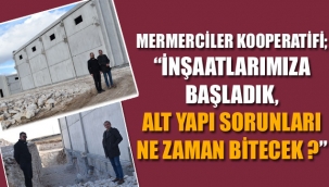 5 YILDIR ALT YAPI HİZMETİ BEKLİYORLAR..