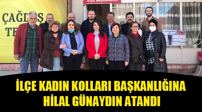 CHP KAZIM KARABEKİR İLÇE KADIN KOLLARI BAŞKANLIĞINA HİLAL GÜNAYDIN ATANDI