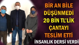 İNSANLIK DERSİ VERDİ