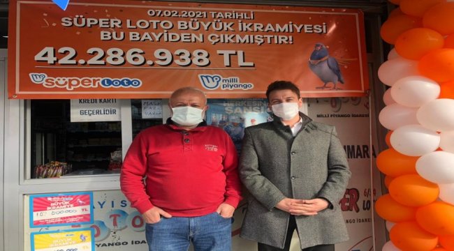 Süper Loto'nun 42.2 milyon liralık ikramiyesi sahibini buldu