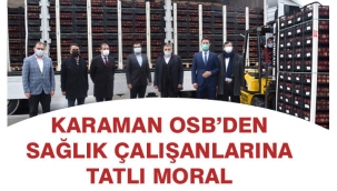 ​​​​​​​OSB’DEN SAĞLIK ÇALIŞANLARINA DESTEK ARTIYOR 