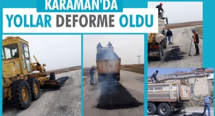 YOLLARDA YAMA ÇALIŞMALARI