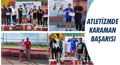 ATLETİZMDE KARAMAN BAŞARISI