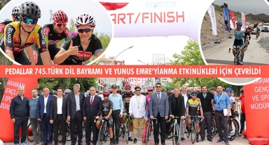 PEDALLAR 745.TÜRK DİL BAYRAMI VE YUNUS EMRE’YİANMA ETKİNLİKLERİ İÇİN ÇEVRİLDİ