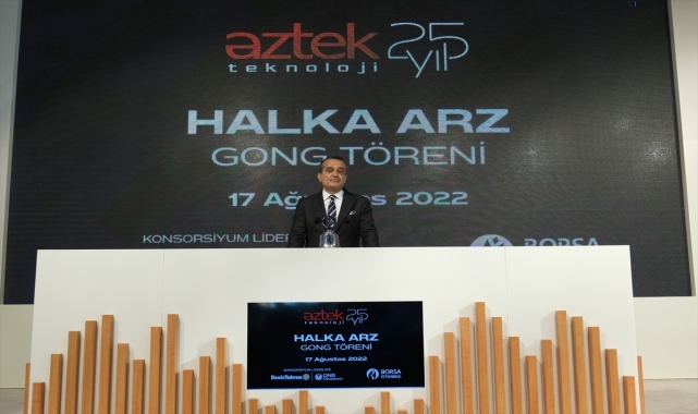 Borsa İstanbul'da gong Aztek Teknoloji için çaldı