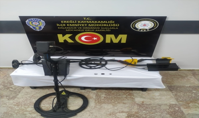 Konya'da 3 adet tarihi eser ele geçirildi