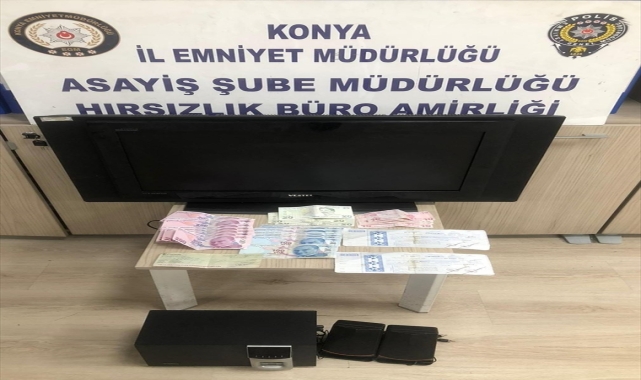 Konya'da iş yerinden hırsızlıkla ilgili yakalanan şüpheli tutuklandı
