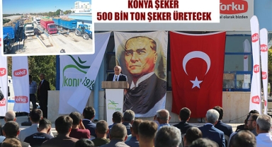 KONYA ŞEKER 500 BİN TON ŞEKER ÜRETECEK