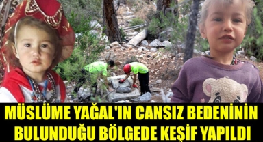 MÜSLÜME YAĞAL'IN CANSIZ BEDENİNİN BULUNDUĞU BÖLGEDE KEŞİF YAPILDI