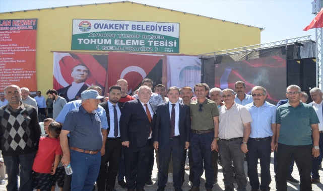 Ovakent Belediyesinin tamamlanan yatırımları hizmete açıldı