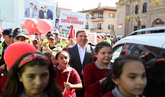 Vali Aydoğdu yaya geçidini