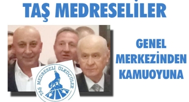 TAŞ MEDRESELİLER GENEL MERKEZİNDEN KAMUOYUNA