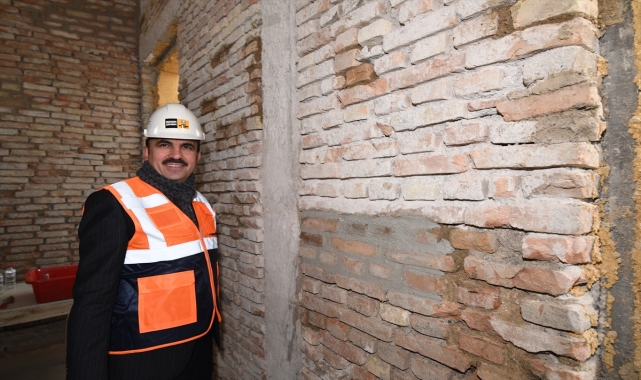 Konya'da eski tekel binası restore ediliyor