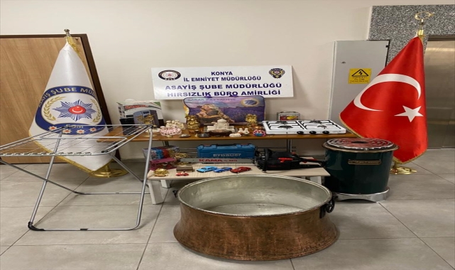 Konya'da iki hırsızlık zanlısı tutuklandı