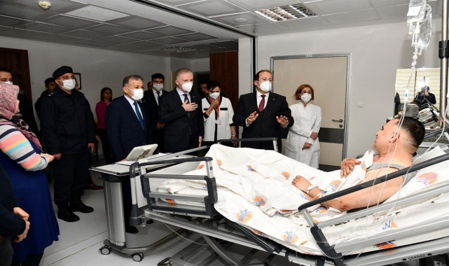 Mersin'de 2 askerin şehit olduğu kazada yaralanan 3 jandarmanın tedavisi sürüyor