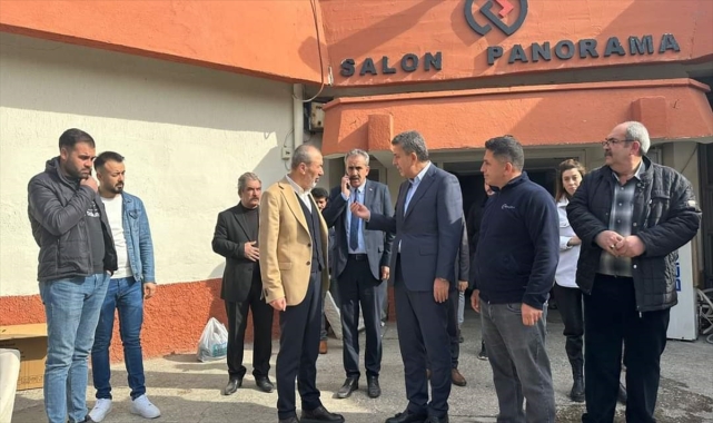 MHP'li Yıldırım ve Haberal, Nallıhan'da misafir edilen depremzede aileleri ziyaret etti