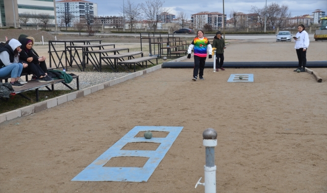 Kahramankazan'da okul sporları bocce il birinciliği seçmeleri yapıldı
