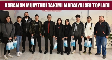 KARAMAN MUAYTHAİ TAKIMI MADALYALARI TOPLADI