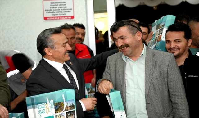 Seydişehir Belediye Başkanı Tutal, personelle bayramlaştı