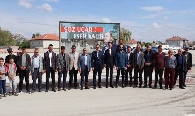 Sultanhanı ilçesine yeni yapılacak kapalı pazar ve fuar merkezinin temeli atıldı