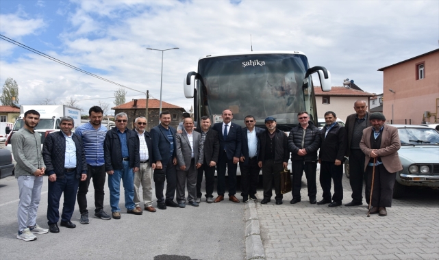 Tomarza'daki müftülük görevlileri Ayasofya ziyareti için İstanbul'a gitti