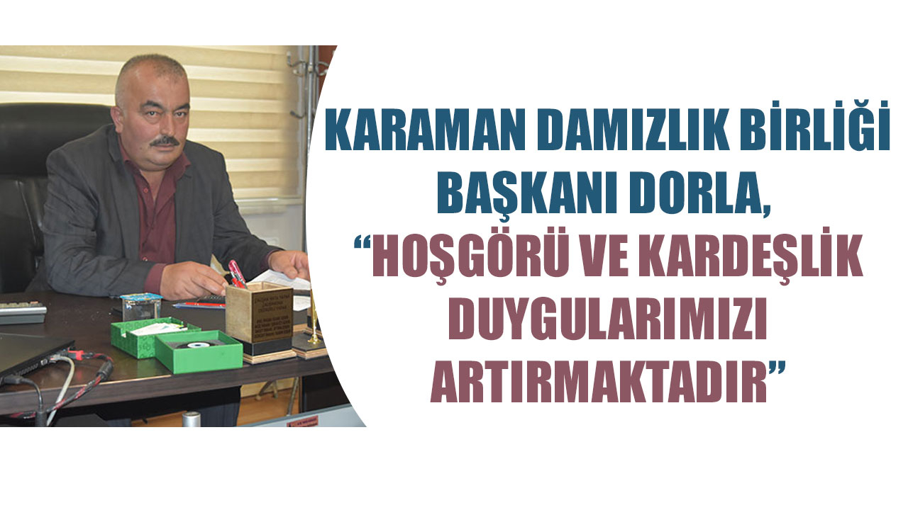 DAMIZLIK BİRLİĞİNDEN KUTLAMA MESAJI