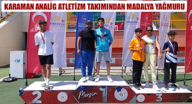 KARAMAN ANALİG ATLETİZM TAKIMINDAN MADALYA YAĞMURU